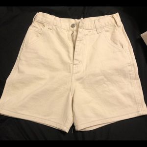 Ariana Cream Painter Shorts